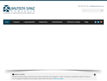 Tablet Screenshot of bautistasanz.com